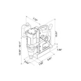 BDS CS Unitec AutoMAB 350 Automatic Magnetic Drill | 1-5/8" Dia. Hole Cutting Capacity - 2