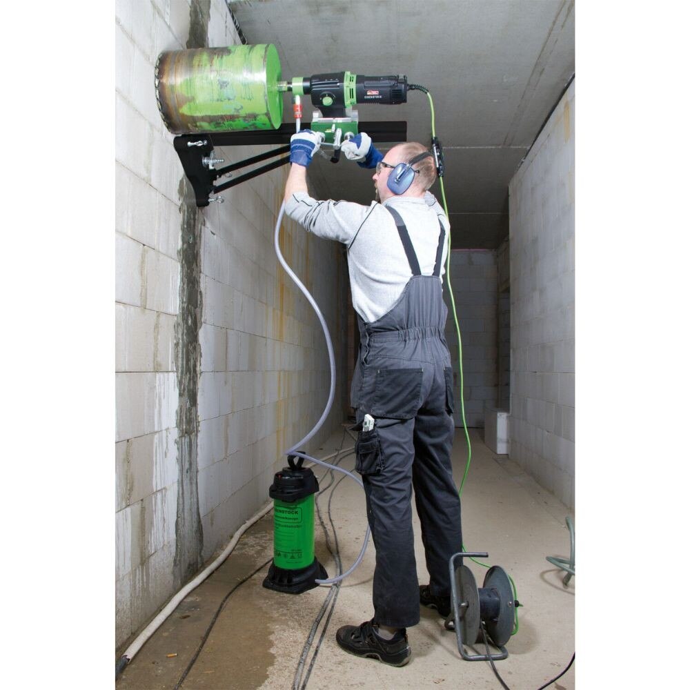 Eibenstock CS Unitec EBM 352/3 PSV Wet Core Drill | 14 in. Capacity | w/ Easy Mount Anchor/Vacuum Stand with Vacuum Pump | 3-Speed |MADE IN GERMANY 120V - 5