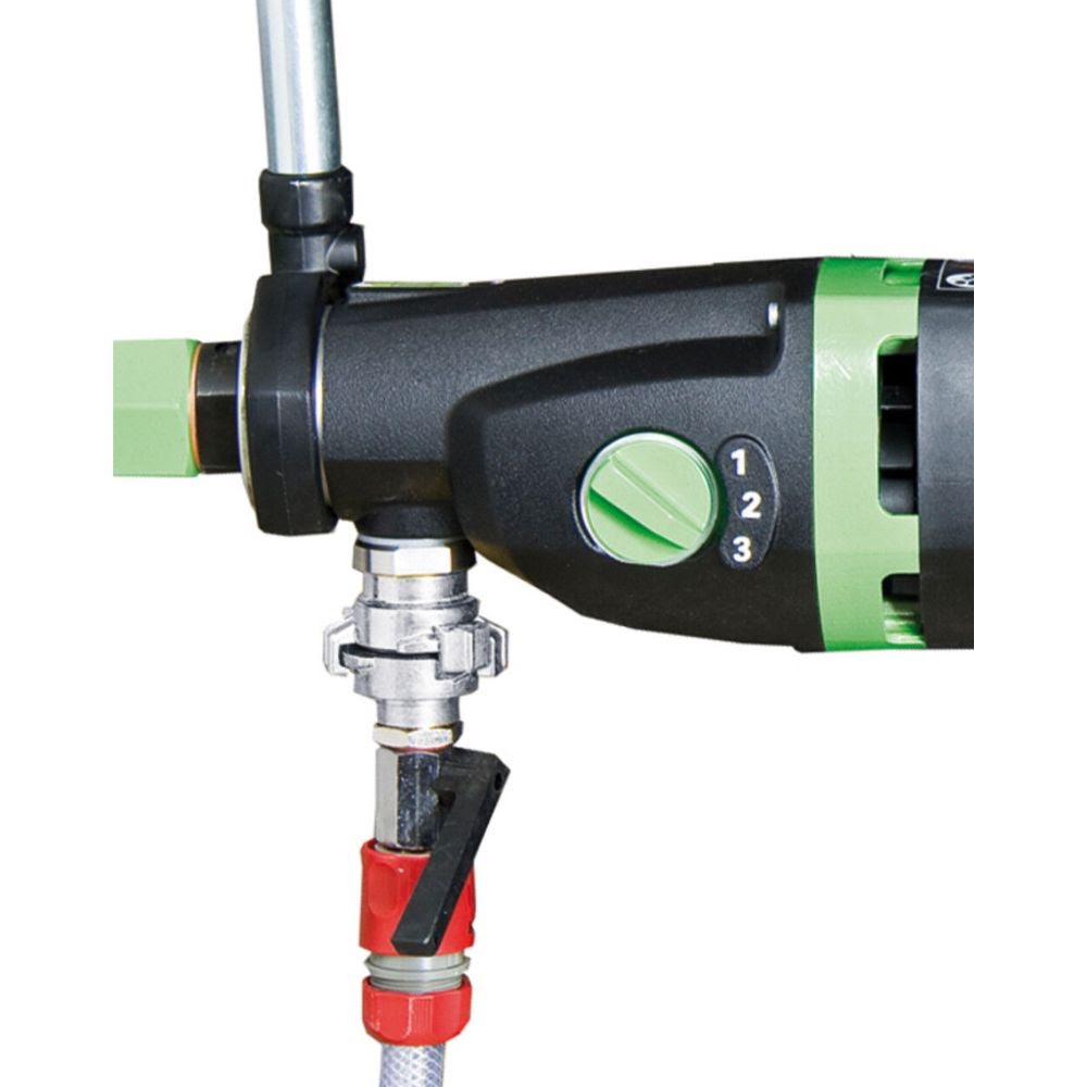 CS Unitec ETN 162/3 PSA Wet/Dry Hand Held Core Drill for Concrete w/ Anchor/Vacuum Stand | 6-3/8" Capacity in Reinforced Concrete/8" in Brick/Block | 3-Speed | MADE IN GERMANY 120V - 4