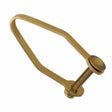 Carltsoe Safety CS Unitec EX100M8-22BR Copper Beryllium Non-Sparking, Low-Magnetism, Corrosion Resistant Brass Shackle for Drop Protection For 5lbs and over .06 Lbs (.03 Kg) (100M8U-22BR)