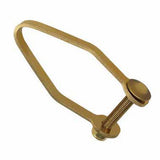 Carltsoe Safety CS Unitec EX100M8-22BR Copper Beryllium Non-Sparking, Low-Magnetism, Corrosion Resistant Brass Shackle for Drop Protection For 5lbs and over .06 Lbs (.03 Kg) (100M8U-22BR)