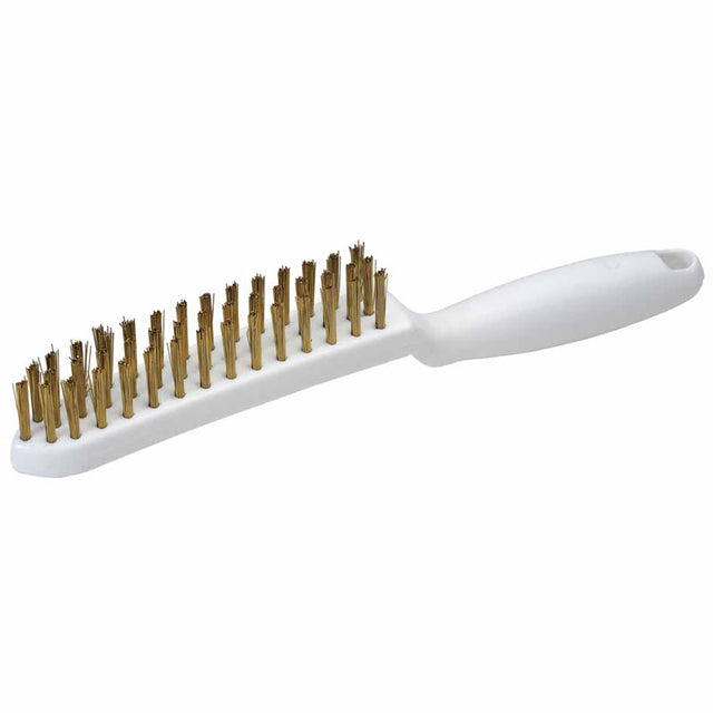 CS Unitec Ex1001-3A Aluminum Bronze Non-Sparking, Low-Magnetism, Corrosion Resistant Straight Handle Scratch Brush