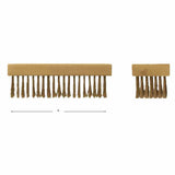 CS Unitec Ex1002-5A Aluminum Bronze Non-Sparking, Low-Magnetism, Corrosion Resistant Flat Back Scratch Brush - 2