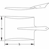 Carltsoe Safety CS Unitec Ex1005-270A Aluminum Bronze Non-Sparking, Low-Magnetism, Corrosion Resistant Round Point Shovel with Nupla Handle (1005U-270A) - 2