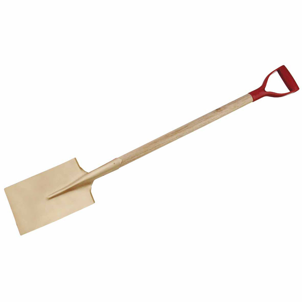 CS Unitec Ex1007-180A Aluminum Bronze Non-Sparking, Low-Magnetism, Corrosion Resistant Edging Spade with D-Grip