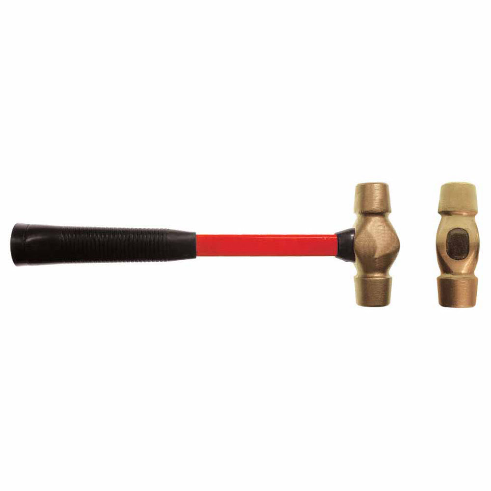 CS Unitec Ex103U-0175A Aluminum Bronze Non-Sparking, Low-Magnetism, Corrosion Resistant Double-Face Machinists' Hammer 1.75 lbs (0.80 kg)