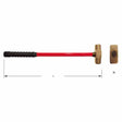 Carltsoe Safety CS Unitec Ex104U-0750A Aluminum Bronze Non-Sparking, Low-Magnetism, Corrosion Resistant Sledge Hammer 7.50 Lbs (3.40 Kg) (104UU-0750A) - 2