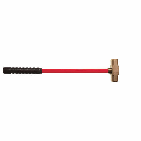 Carltsoe Safety CS Unitec Ex104U-1000A Aluminum Bronze Non-Sparking, Low-Magnetism, Corrosion Resistant Sledge Hammer 10 Lbs (4.54 Kg)