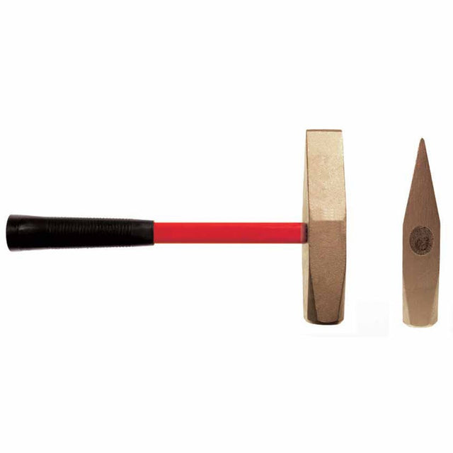 Carltsoe Safety CS Unitec Ex105U-0300A Aluminum Bronze Non-Sparking, Low-Magnetism, Corrosion Resistant Cutoff Hammer 3 Lbs (1.36 Kg) (105UU-0300A)