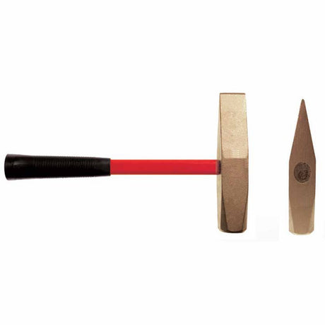 Carltsoe Safety CS Unitec Ex105U-0300B Copper Beryllium Non-Sparking, Non-Magnetic, Corrosion Resistant Cutoff Hammer 3 Lbs (1.36 Kg) (105UU-0300B)