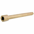 Carltsoe Safety CS Unitec Ex1504B-200A Aluminum Bronze Non-Sparking, Low-Magnetism, Corrosion Resistant Extension Bar 8" (200 mm) x 1/2" Drive (1504BU-200A)