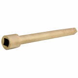 Carltsoe Safety CS Unitec Ex1504D-250B Copper Beryllium Non-Sparking, Non-Magnetic, Corrosion Resistant Extension Bar 10" (250 mm) x 1" Drive