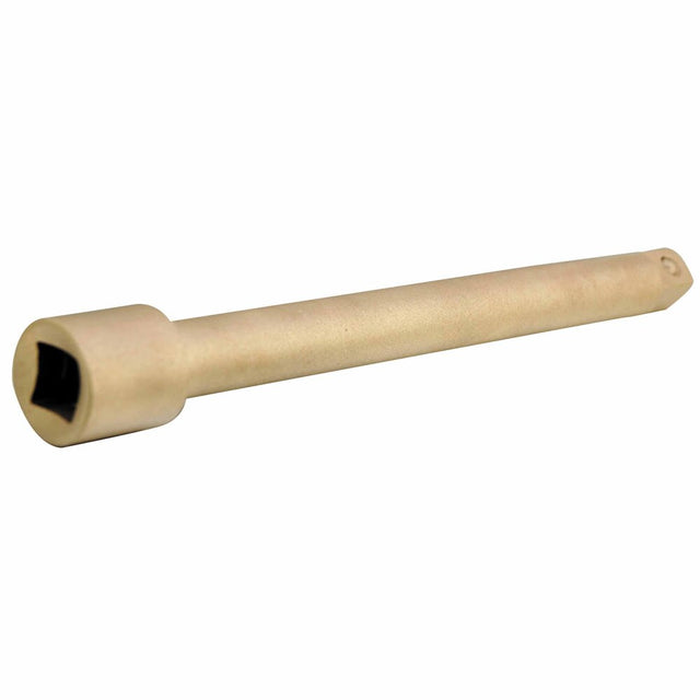 Carltsoe Safety CS Unitec Ex1504D-250B Copper Beryllium Non-Sparking, Non-Magnetic, Corrosion Resistant Extension Bar 10" (250 mm) x 1" Drive