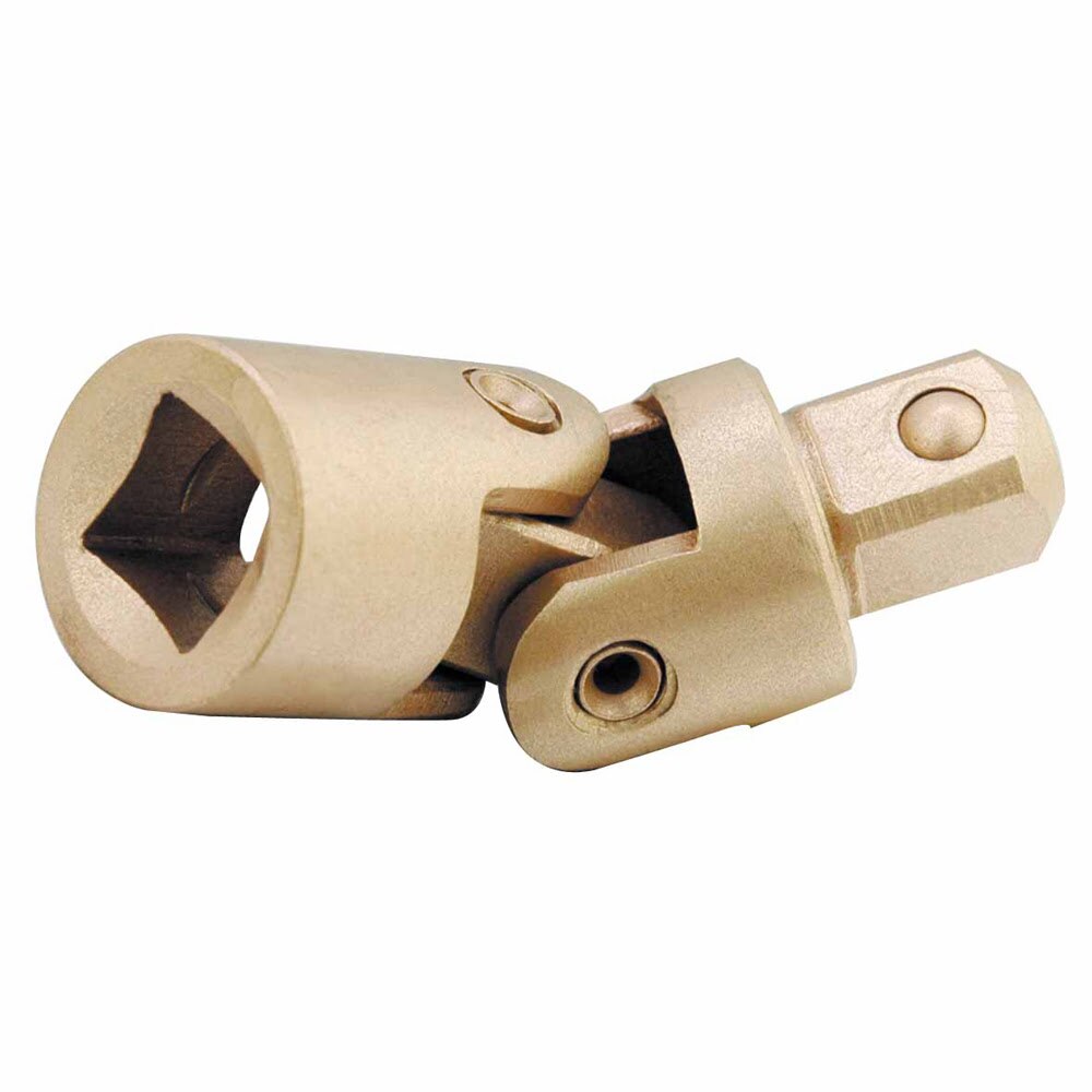 Carltsoe Safety CS Unitec Ex1507AA-A Aluminum Bronze Non-Sparking, Low-Magnetism, Corrosion Resistant Universal Joint 1/4" Drive (1507AAU-A)