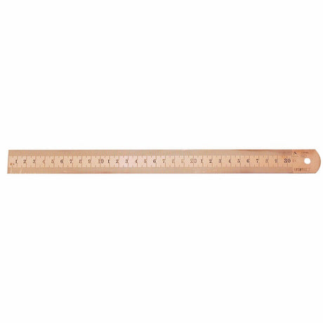 Carltsoe Safety CS Unitec Ex1601-300B Copper Beryllium Non-Sparking, Non-Magnetic, Corrosion Resistant 12" Ruler (1601U-300B)