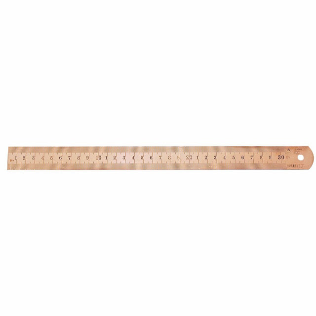 Carltsoe Safety CS Unitec Ex1601-300B Copper Beryllium Non-Sparking, Non-Magnetic, Corrosion Resistant 12" Ruler (1601U-300B)