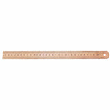 Carltsoe Safety CS Unitec Ex1601-500B Copper Beryllium Non-Sparking, Non-Magnetic, Corrosion Resistant 19" Ruler