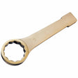 CS Unitec Ex201-010UA Aluminum Bronze Non-Sparking, Low-Magnetism, Corrosion Resistant 12 Point Single Box End Wrench  9/16"