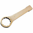 Carltsoe Safety CS Unitec Ex201-035UB Copper Beryllium Non-Sparking, Non-Magnetic, Corrosion Resistant 12 Point Single Box End Wrench  25/32"