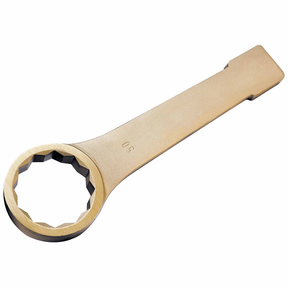 Carltsoe Safety CS Unitec Ex201-035UB Copper Beryllium Non-Sparking, Non-Magnetic, Corrosion Resistant 12 Point Single Box End Wrench  25/32"