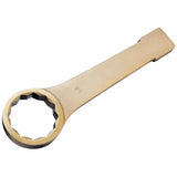 Carltsoe Safety CS Unitec Ex201-28A Aluminum Bronze Non-Sparking, Low-Magnetism, Corrosion Resistant 12 Point Single Box End Wrench  28 mm (201U-28A)