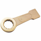 Carltsoe Safety CS Unitec Ex201B-140UA Aluminum Bronze Non-Sparking, Low-Magnetism, Corrosion Resistant Striking Box Wrench, 12-Point 2-9/16" (201BU-140UA)