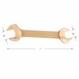 Carltsoe Safety CS Unitec Ex203-16-18A Aluminum Bronze Non-Sparking, Low-Magnetism, Corrosion Resistant Double Open End Wrench 16mm x 18mm (203U-16-18A) - 2