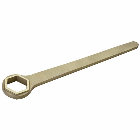 Carltsoe Safety CS Unitec Ex204-035UA Aluminum Bronze Non-Sparking, Low-Magnetism, Corrosion Resistant 6 Point Box End Wrench 1-3/16"