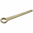 Carltsoe Safety CS Unitec Ex204-20A Aluminum Bronze Non-Sparking, Low-Magnetism, Corrosion Resistant 6 Point Box End Wrench 20 mm (204U-20A)