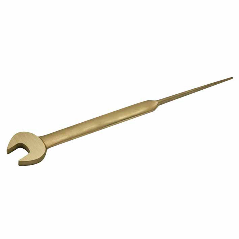 CS Unitec Ex205S-005UB Copper Beryllium Non-Sparking, Non-Magnetic, Corrosion Resistant Open End Construction Wrench with Pin 11/16"