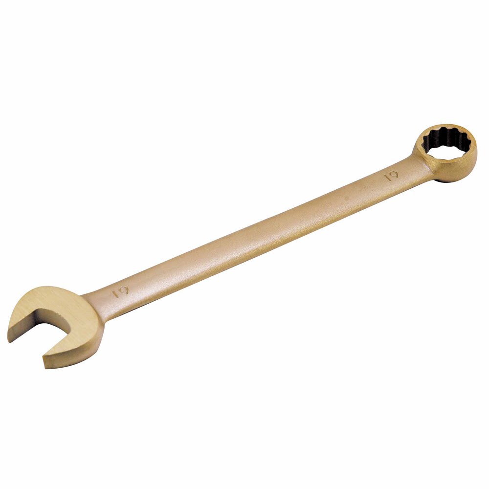 Carltsoe Safety CS Unitec Ex206-26A Aluminum Bronze Non-Sparking, Low-Magnetism, Corrosion Resistant Combination Wrench 26 mm (206U-26A)