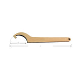 Carltsoe Safety CS Unitec Ex208-30/32A Aluminum Bronze Non-Sparking, Low-Magnetism, Corrosion Resistant Spanner Fixed Wrench 1-3/16" - 1-1/4" (30-32 mm) (208U-30/32A) - 2