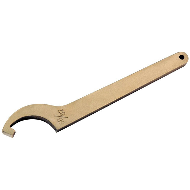 Carltsoe Safety CS Unitec Ex208-34/36A Aluminum Bronze Non-Sparking, Low-Magnetism, Corrosion Resistant Spanner Fixed Wrench 1-3/8" - 1-7/16" (34-36 mm) (208U-34/36A)