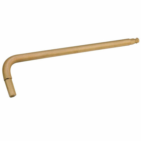 Carltsoe Safety CS Unitec Ex209L-14B Copper Beryllium Non-Sparking, Non-Magnetic, Corrosion Resistant Ball Point, Long Type Allen Key Wrench 14 mm (209LU-14B)