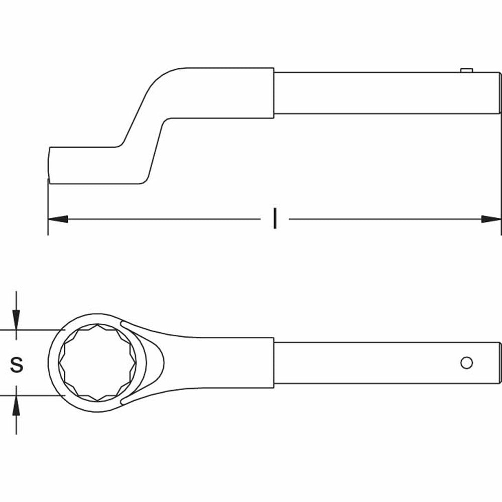 CS Unitec Ex215-005UB Copper Beryllium Non-Sparking, Non-Magnetic, Corrosion Resistant Box For Extension (Ex216-22) 1-3/16" - 3