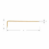 Carltsoe Safety CS Unitec Ex302-5B Copper Beryllium Non-Sparking, Non-Magnetic, Corrosion Resistant 3/16" Marking Tool/Scriber - 2