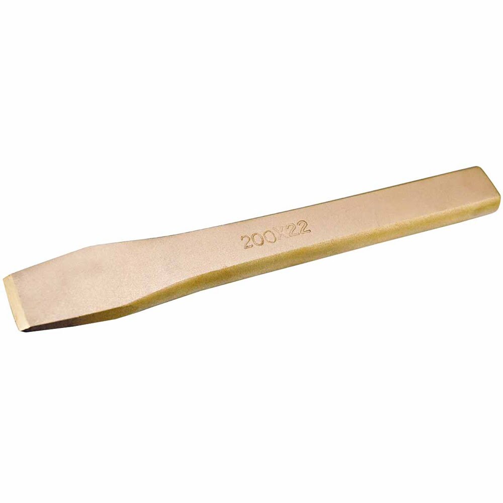 Carltsoe Safety CS Unitec Ex304-200B Copper Beryllium Non-Sparking, Non-Magnetic, Corrosion Resistant 7/8" Hand Chisel (304U-200B)