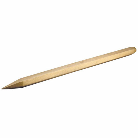 Carltsoe Safety CS Unitec Ex306-200B Copper Beryllium Non-Sparking, Non-Magnetic, Corrosion Resistant 8" Bull Point Chisel