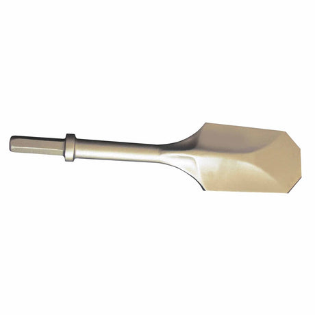 Carltsoe Safety CS Unitec Ex340-100A Aluminum Bronze Non-Sparking, Low-Magnetism, Corrosion Resistant Clay Spade Chisel, 7/8" Hex Shank