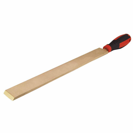 Carltsoe Safety CS Unitec Ex401-18A Aluminum Bronze Non-Sparking, Low-Magnetism, Corrosion Resistant Flat Scraper 12" (300 mm) (401U-18A)