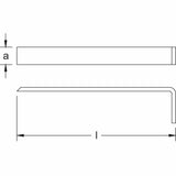 Carltsoe Safety CS Unitec Ex402-25B Copper Beryllium Non-Sparking, Non-Magnetic, Corrosion Resistant Angle Scraper 1" (25 mm) - 2