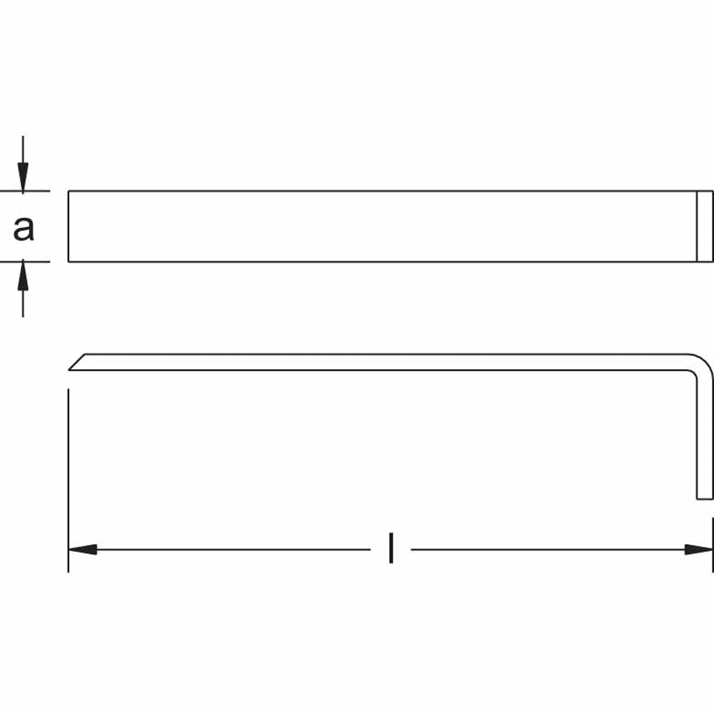 CS Unitec Ex402-45B Copper Beryllium Non-Sparking, Non-Magnetic, Corrosion Resistant Angle Scraper 1-3/4" (45 mm) - 2