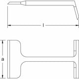 Carltsoe Safety CS Unitec Ex405-75A Aluminum Bronze Non-Sparking, Low-Magnetism, Corrosion Resistant Deck Scraper 3" (75 mm) (405U-75A) - 2