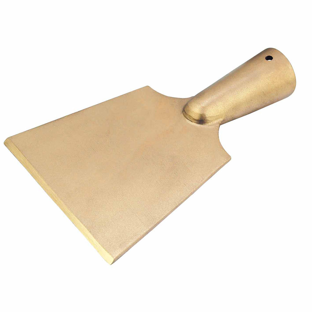 CS Unitec Ex407-125A Aluminum Bronze Non-Sparking, Low-Magnetism, Corrosion Resistant Long Blade Scraper 5" (125 mm)