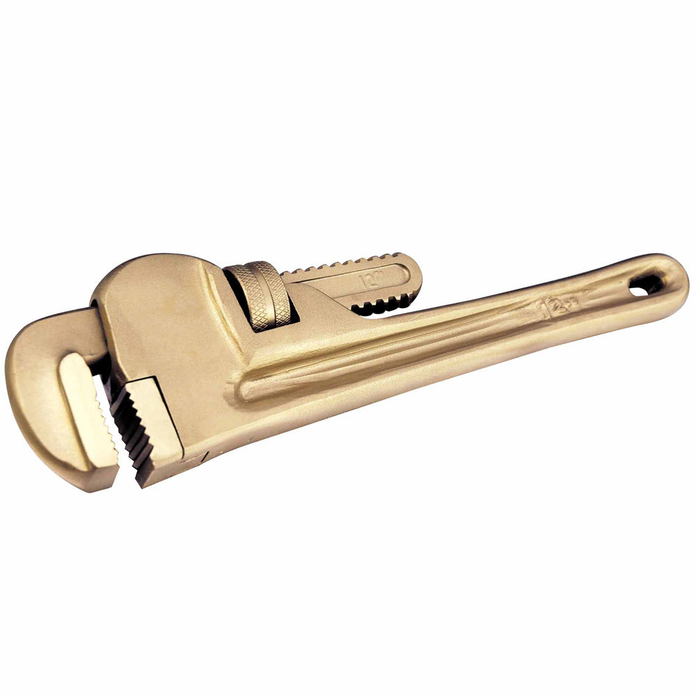 CS Unitec Ex502-18B Copper Beryllium Non-Sparking, Non-Magnetic, Corrosion Resistant American Type Pipe Wrench 18" (450 mm)