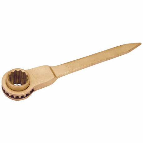 Carltsoe Safety CS Unitec Ex504S-41B Copper Beryllium  Non-Sparking, Non-Magnetic, Corrosion Resistant Ratchet Wrench 41 mm