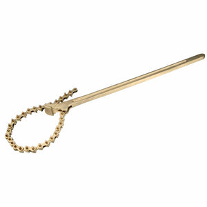 Carltsoe Safety CS Unitec Ex600-6B Copper Beryllium Non-Sparking, Non-Magnetic, Corrosion Resistant Chain Pipe Wrench 6" MAX (600U-6B)