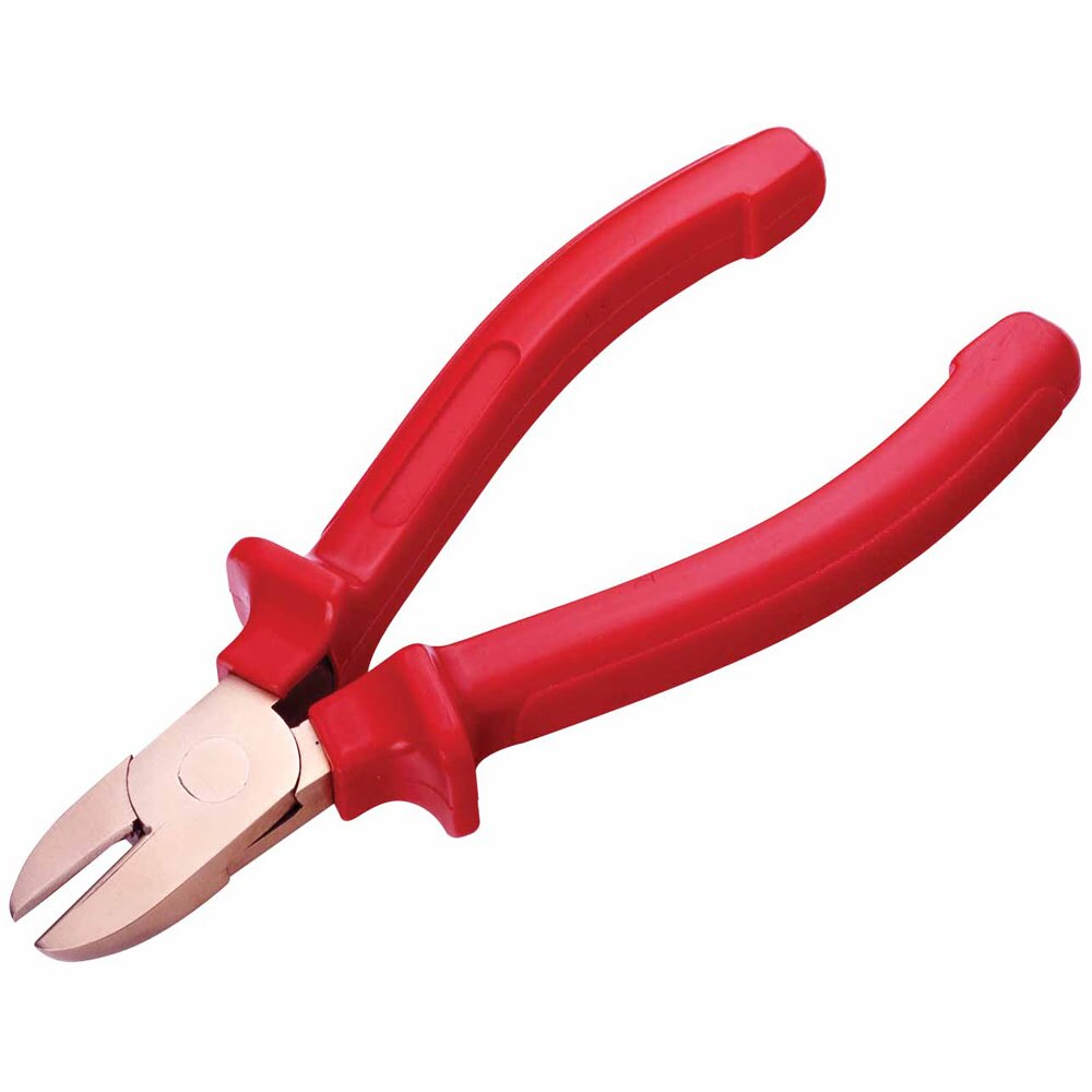 Carltsoe Safety CS Unitec Ex601-8B Copper Beryllium Non-Sparking, Non-Magnetic, Corrosion Resistant Diagonal Cutting Pliers 8" (200 mm) (601U-8B)
