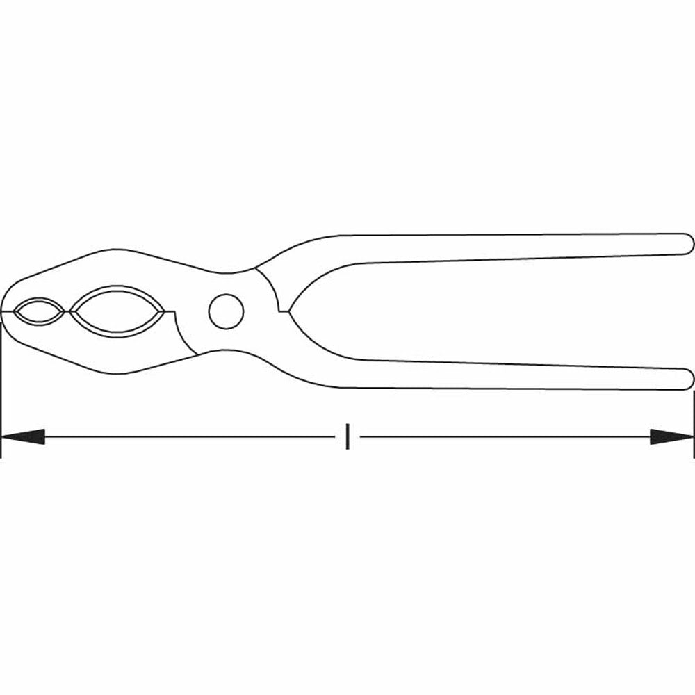 CS Unitec Ex602-200A Aluminum Bronze Non-Sparking, Low-Magnetism, Corrosion Resistant Pipe Pliers - 2