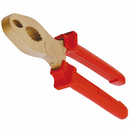 Carltsoe Safety CS Unitec Ex602-200B Copper Beryllium Non-Sparking, Non-Magnetic, Corrosion Resistant Pipe Pliers (602U-200B)
